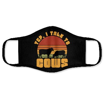 Discover Cow gift idea Face Masks