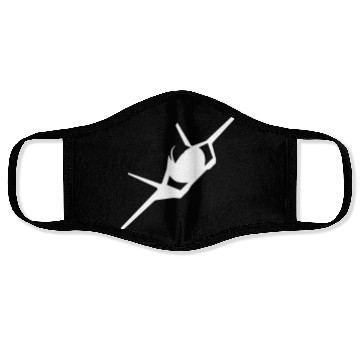 Discover F-35 Lightning II Military Fighter Jet Aircraft Face Masks