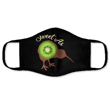 Discover Sweet as Kiwi New Zealand Funny Gift Idea Face Masks