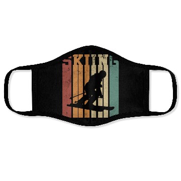 Discover Skiing Skiing Skier Skisport Ski Slope Face Masks