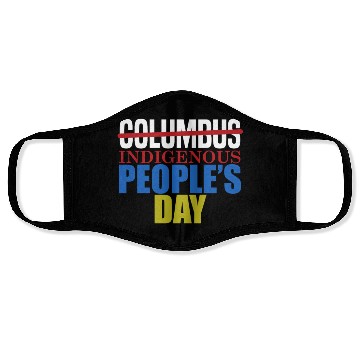 Discover Columbus Indigenous People's Day Indian Native Ame Face Masks