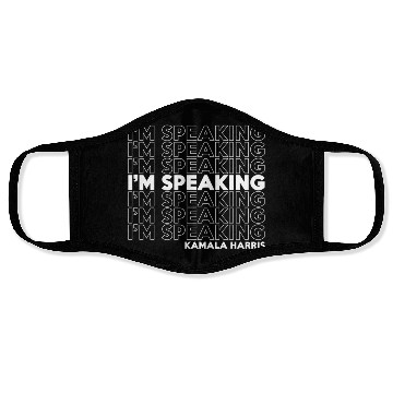 Discover Kamala Harris I'm Speaking Face Masks