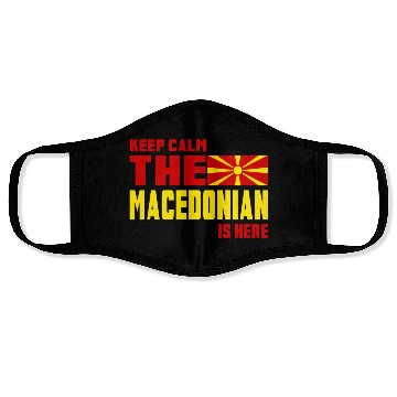 Discover Keep Calm Macedonia Design / Gift Idea Face Masks