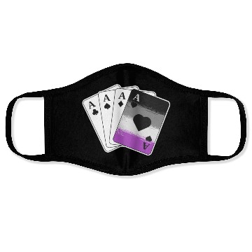 Discover Ace Asexual Pride Gifts Playing Card LGBTQ Pride Face Masks