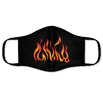 Discover flames Face Masks