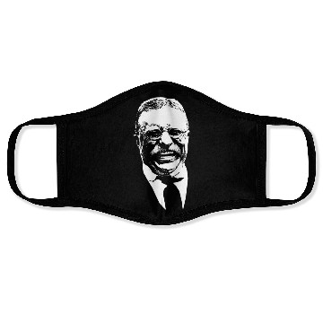 Discover President Teddy Roosevelt Graphic Face Masks