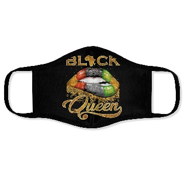 Discover Black queen lips Face Masks
