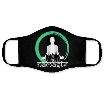 Discover Yoga Namaste Ohm Lotus Gift Relax Face Masks