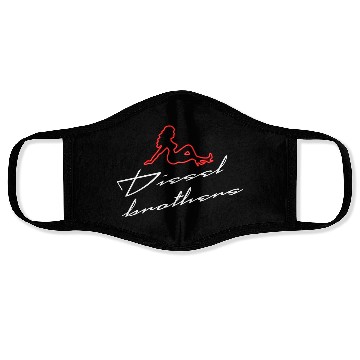 Discover Diesel Brothers Iconic Trucker Lady Face Masks