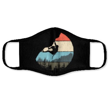 Discover Vintage Style Rock Climbing Retro Bouldering Face Masks