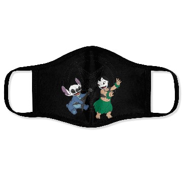Discover Black Metal Lilo and Stitch Face Masks