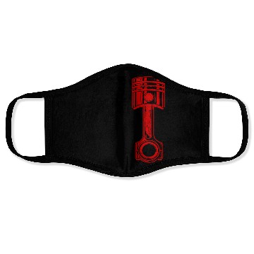 Discover usa mechanic flag Face Masks