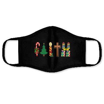 Discover Faith Christian Christmas Face Masks