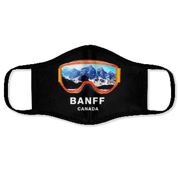 Discover Banff National Park - Banff Canada Face Masks