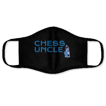 Discover chess uncle Face Masks