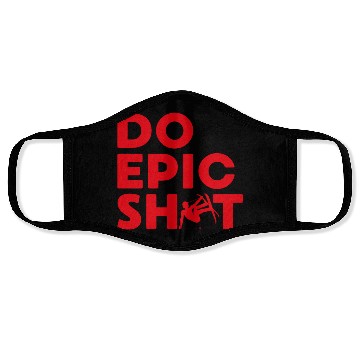 Discover Do epic shit skiing mountains gift Face Masks