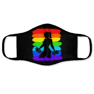 Discover Fitness - Gym - Workout - Woman - Colorful Face Masks