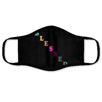 Discover BLESSED BLESSED BLESSED BLESSED Face Masks