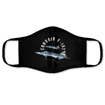 Discover Convair F-102 Delta Dagger Face Masks