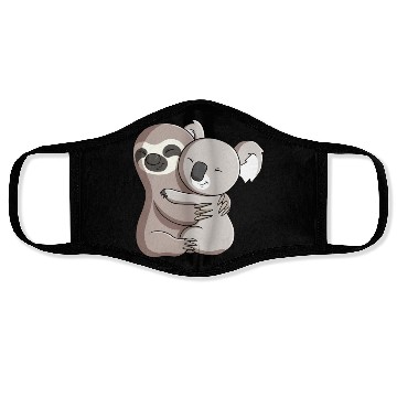 Discover Sloth and Koala Hug Face Masks