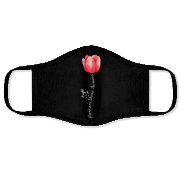 Discover Parkinson Disease Awareness Tulip April National M Face Masks