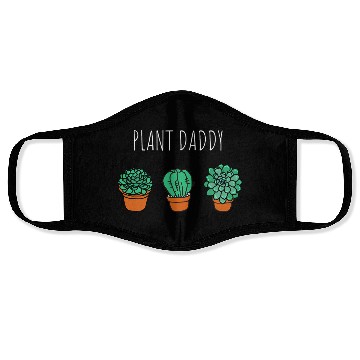 Discover Plant Daddy Gardener Face Masks