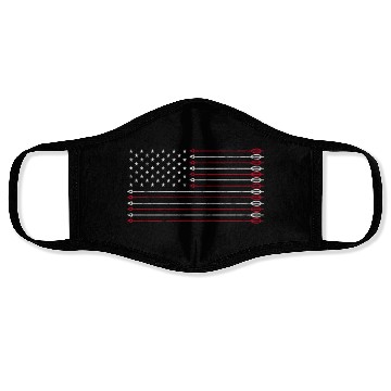 Discover American Flag with Arrows Archery Bow Hunting Face Masks