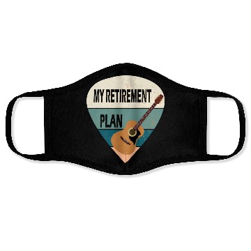 Discover guitar pick Face Masks