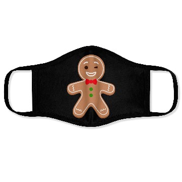 Discover Gingerbread man Face Masks