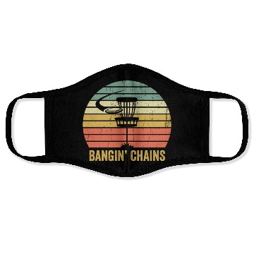 Discover Retro Disc Golf Funny Frisbee Golf Vintage Disc Sp Face Masks