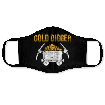 Discover Gold Digger Face Masks