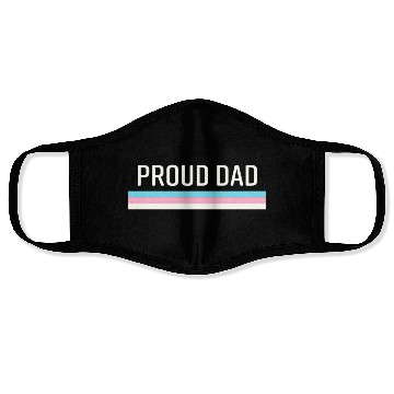 Discover Lgbt Transgender Pride Proud Dad Face Masks
