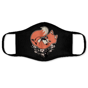Discover Sakura Fox Cherry Blossom Face Masks