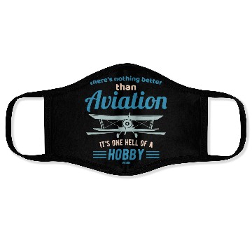 Discover Aviation Hobby Aviation Aircraft Face Masks