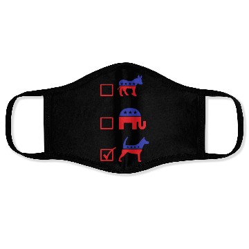Discover Republican Dog Voting Ballot Paper Democrat Face Masks