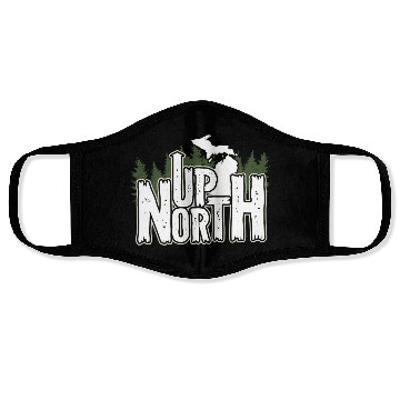 Discover Up North In Michigan Gift Face Masks