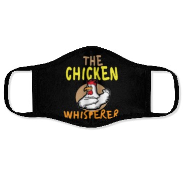 Discover Chicken Whisperer Farmer Farm Chicken Face Masks