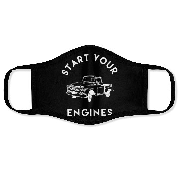 Discover Start Your Engines Mechanic Face Masks | Gift For
