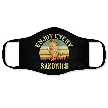 Discover Enjoy Every Sandwich Face Masks