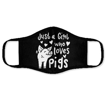 Discover Pig Pig Lover Farmer Face Masks