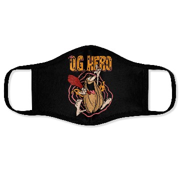 Discover Captain Caveman Og Hero Gift Face Masks