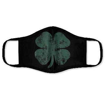 Discover Distressed Shamrock Face Masks St Patricks Day Green