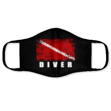 Discover Pure Mini Diver Flag - Divers and Scuba Diving Face Masks