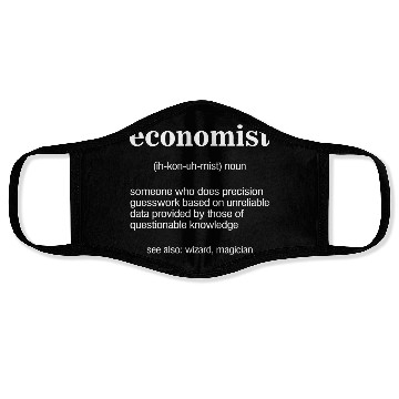 Discover Economists Economics Gift Face Masks