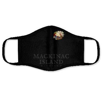 Discover Mackinac Island Bike Michigan Face Masks