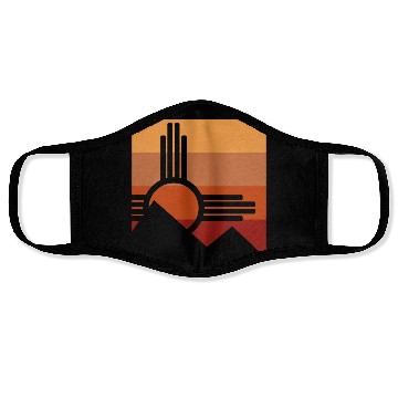 Discover Zia Sun New Mexico Zia Mountains Face Masks