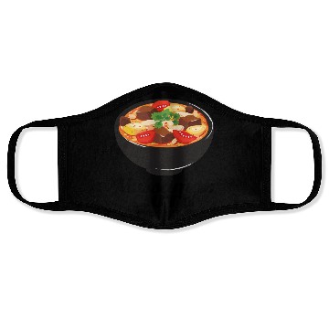 Discover Mussaman Curry Thai Food Face Masks