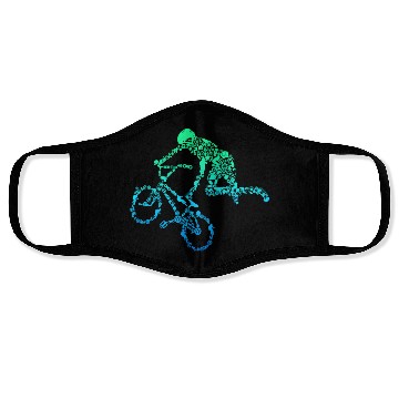 Discover BMX Stunt Dirt Bike Freestyle Face Masks