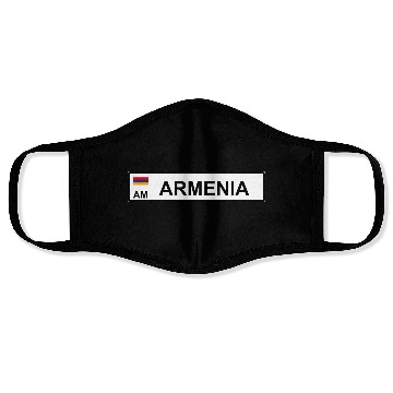 Discover Realistic Armenia License Plate Sticker Face Masks