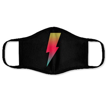 Discover Lightning Bolt - Ray Face Masks